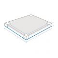 Mesh Custom Sandbox Covers - With 4 Pole Cut-Out