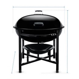 Grill Cover for Weber Ranch Kettle Charcoal Grill 37"