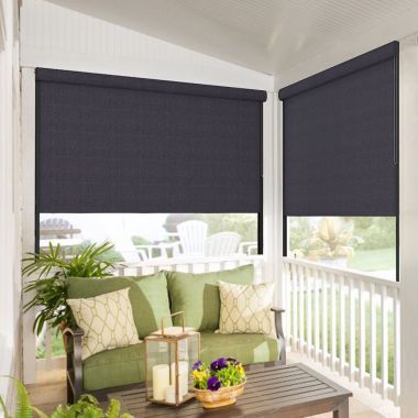 Premier Outdoor Roller Shades At, Fabric Outdoor Patio Blinds