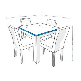 Bar Height Dining Set Covers