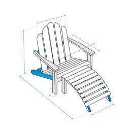 Custom Adirondack Chair Covers - Design 2
