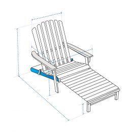 Custom Adirondack Chair Covers - Design 6