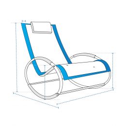 Custom Rocking Chair Covers - Design 2
