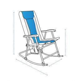 Custom Rocking Chair Covers - Design 5