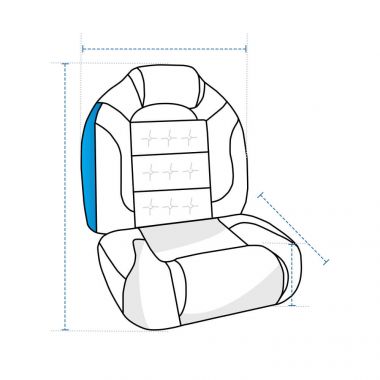 Custom Made Waterproof Boat Seat Covers Set Coversandall - How To Clean Canvas Boat Seat Covers