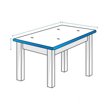 Rectangle Table Top Covers Great, What Is The Normal Size Of A Rectangle Table