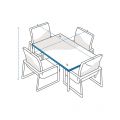 Custom Dining Table Covers - Design 1