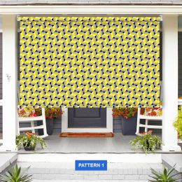 Printed Outdoor Blackout Shades