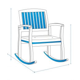 Custom Rocking Chair Covers - Design 4