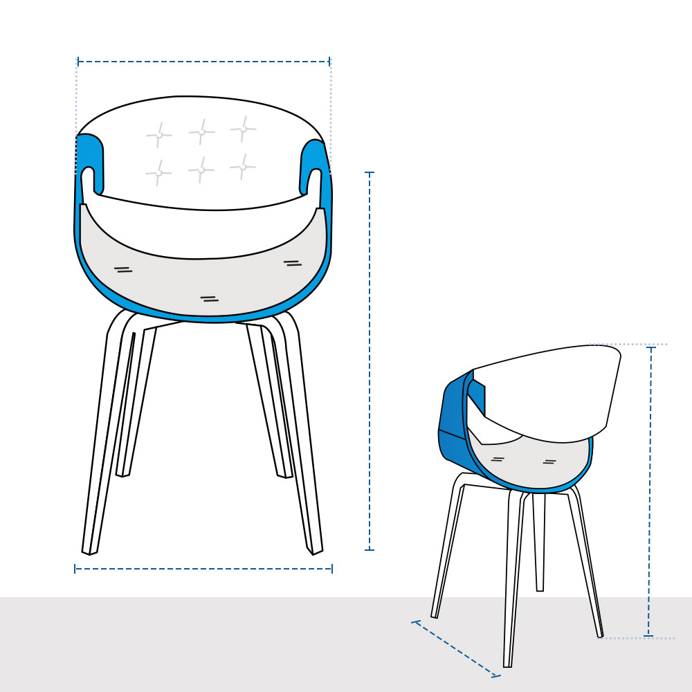 Modular Club Chair Covers - Design 2