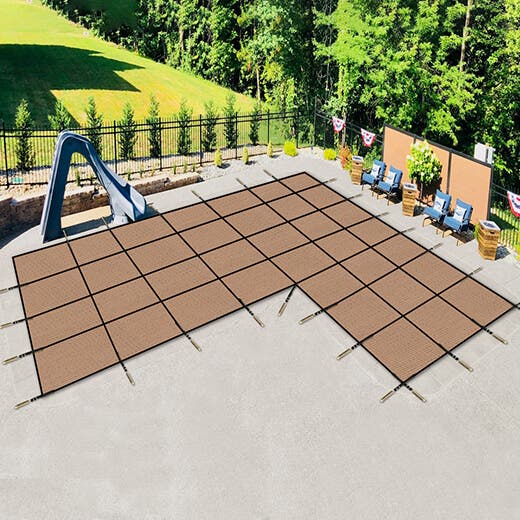 L Shaped Pool Covers