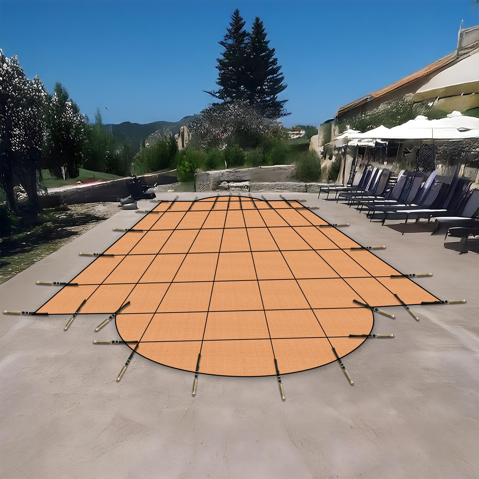 Roman Pool Covers