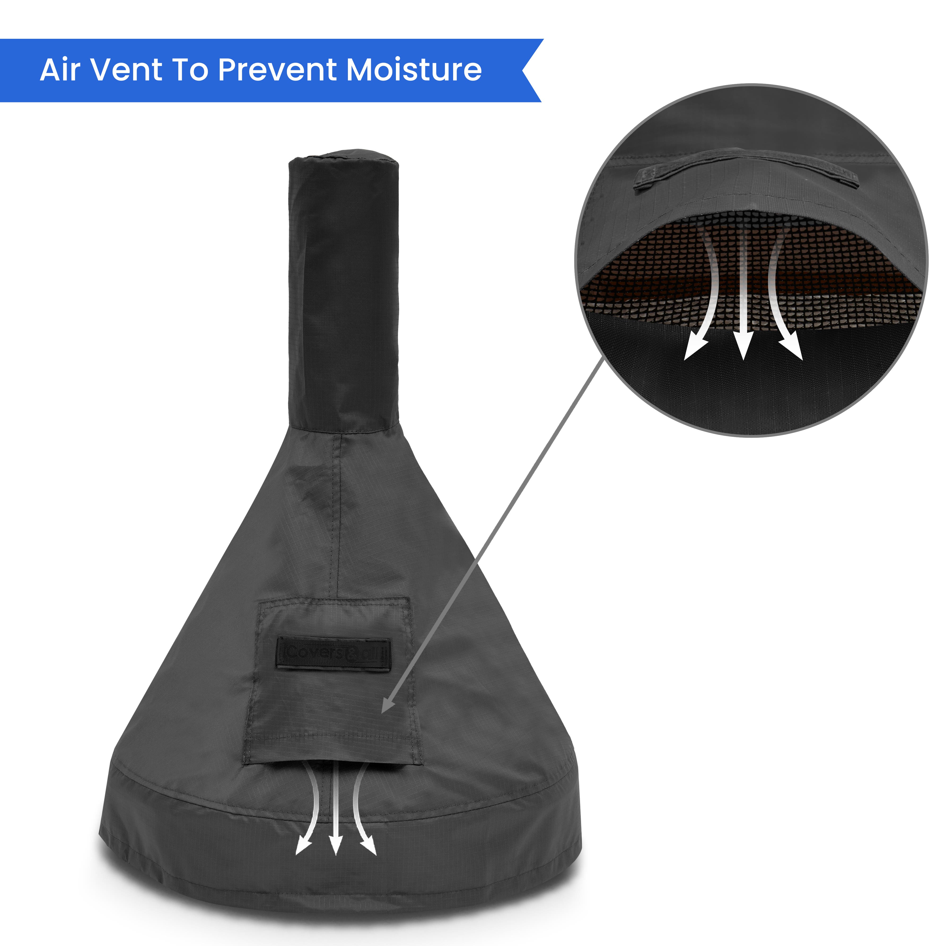 Cast Iron Chiminea Custom Cover - Thumbnail 4