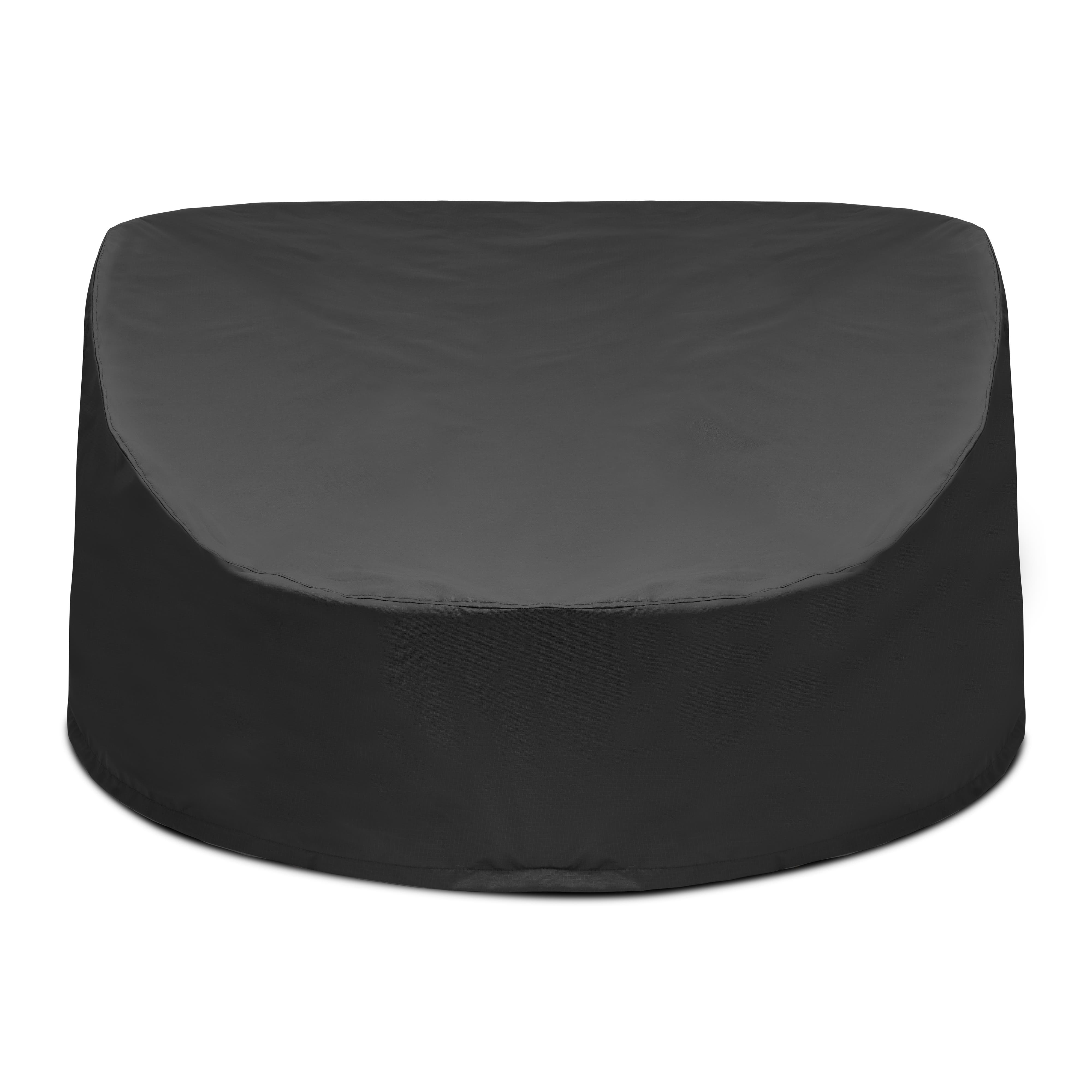 Circular Daybed with Integrated Side Table Covers - Thumbnail 2