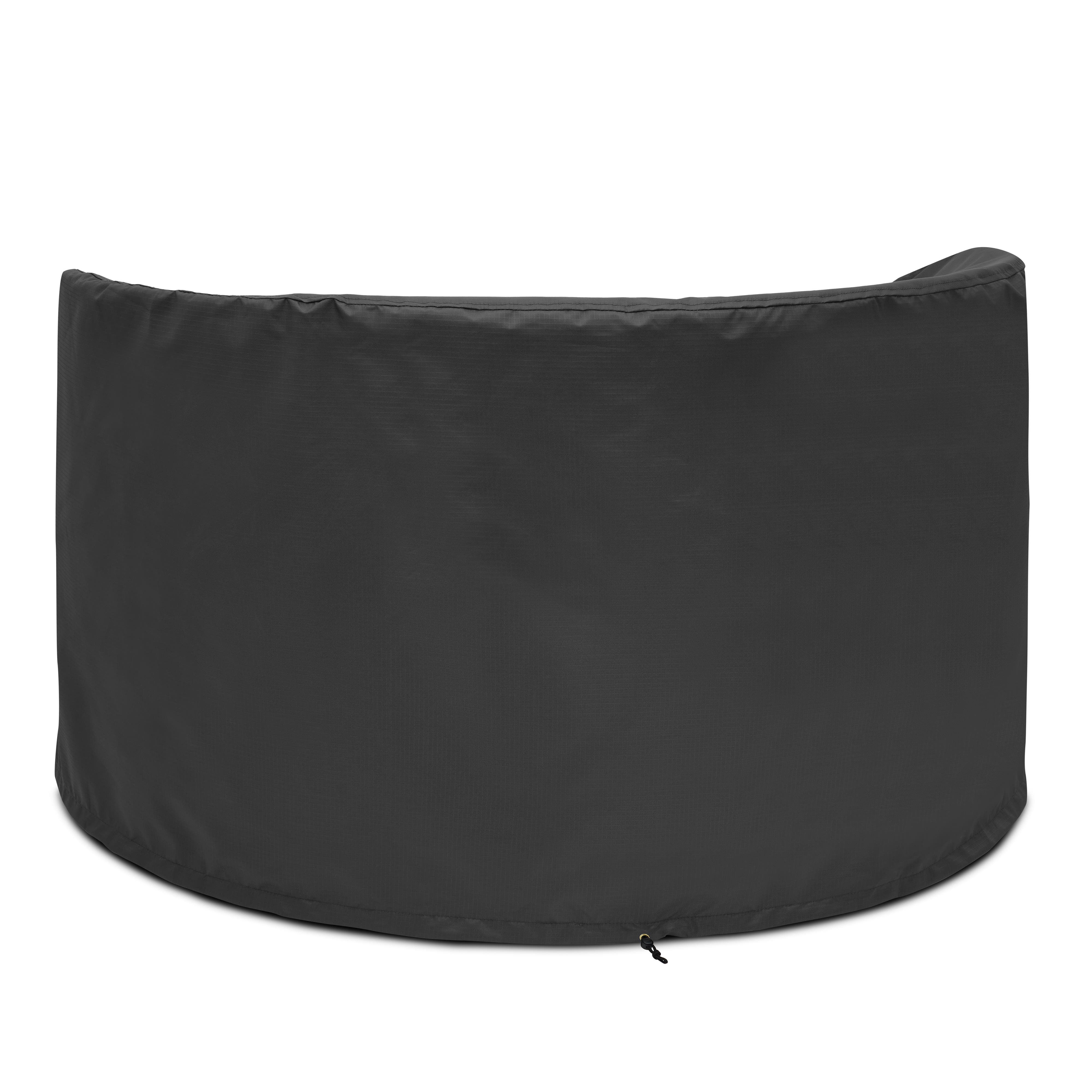 Circular Daybed with Integrated Side Table Covers - Thumbnail 4