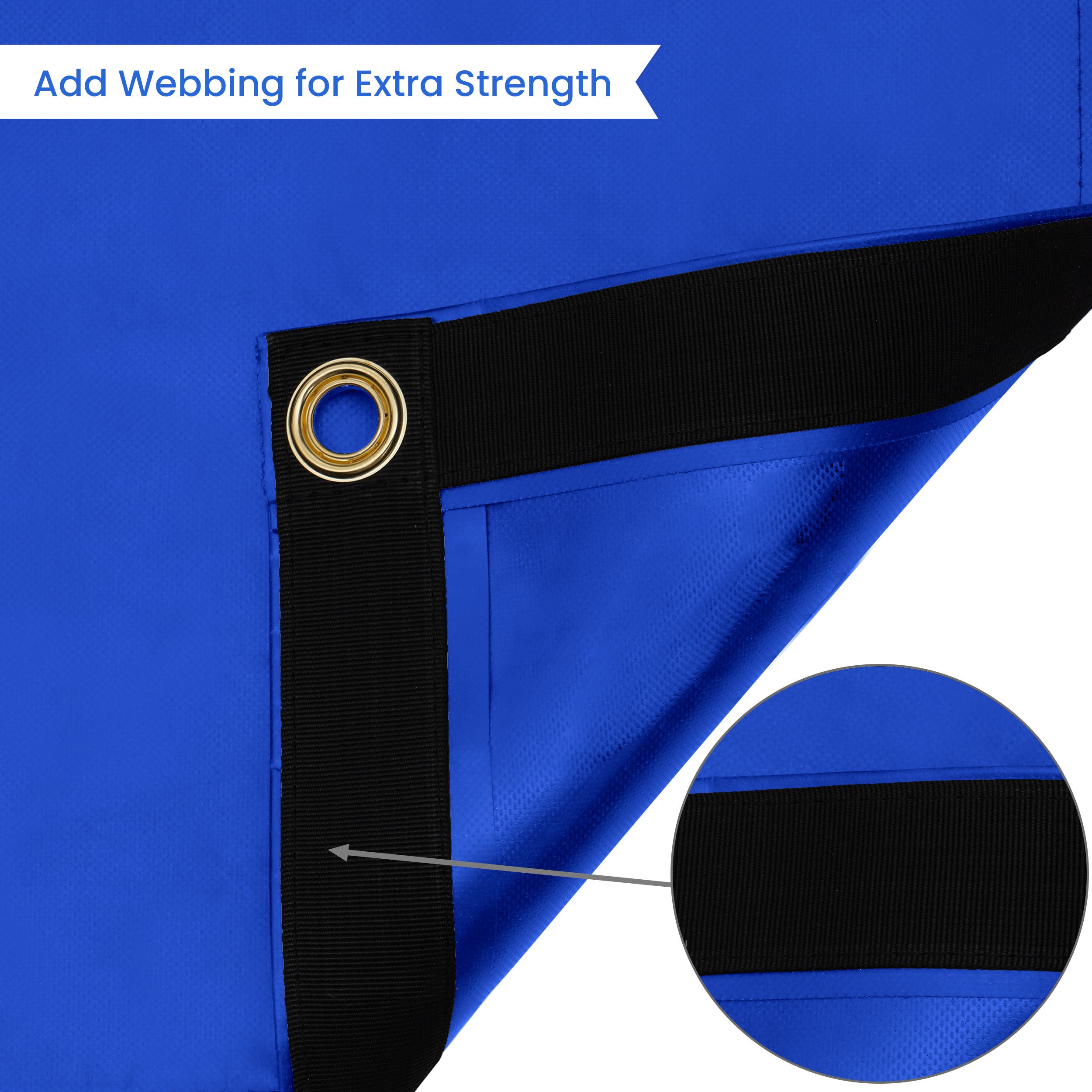 Custom Heavy Duty Vinyl Tarps - Rectangle / Square