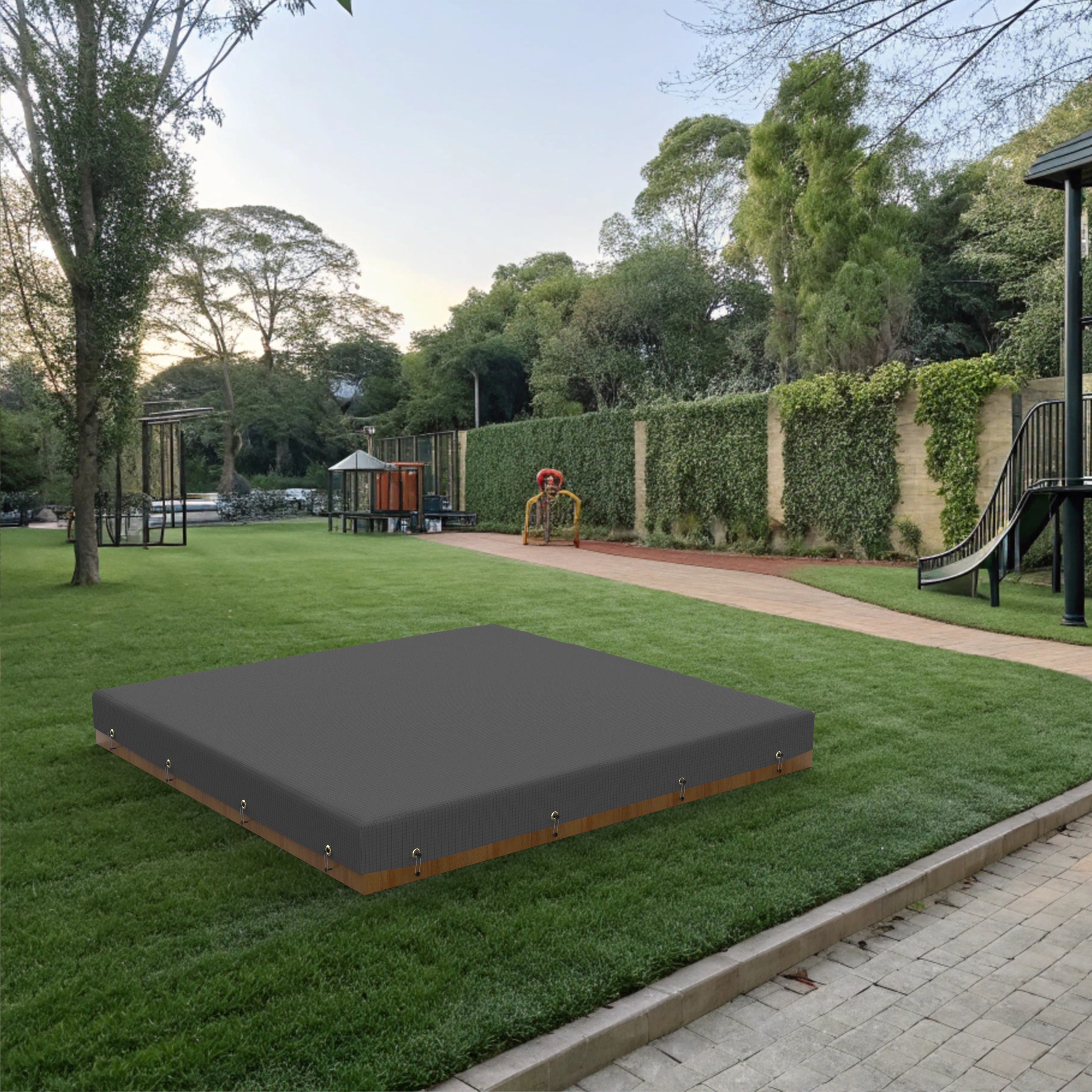 Heavy Duty Custom Sandbox Covers No Pole Cut-Out - at 20% Off| Covers \u0026 All, image size:4000x4000
