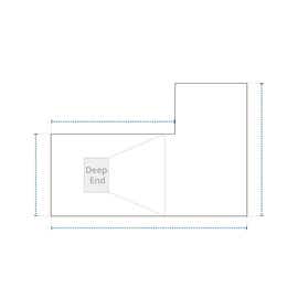 product photo of L-Shape Winter Pool Cover