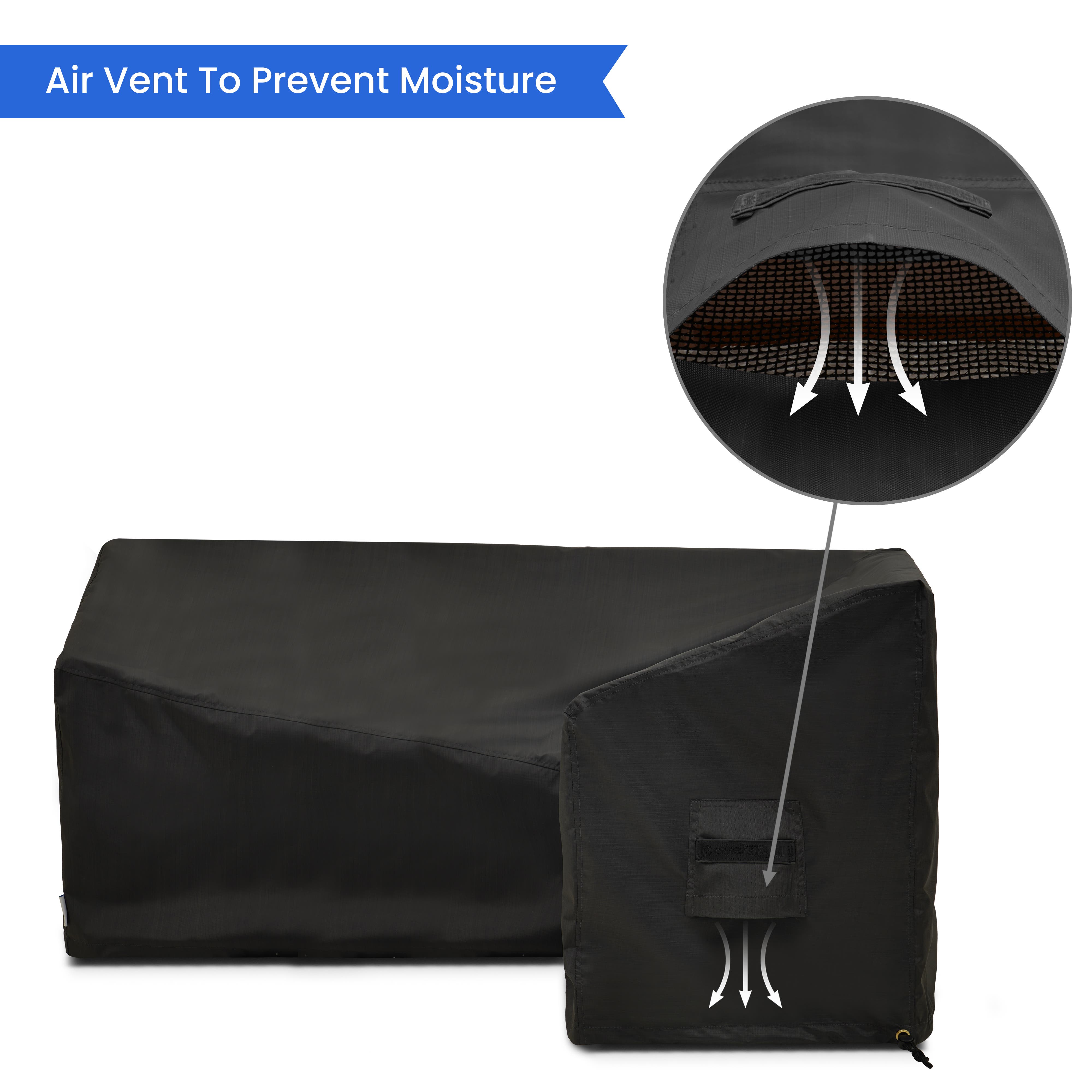 L Shape Curved Couch Custom Cover - Thumbnail 3