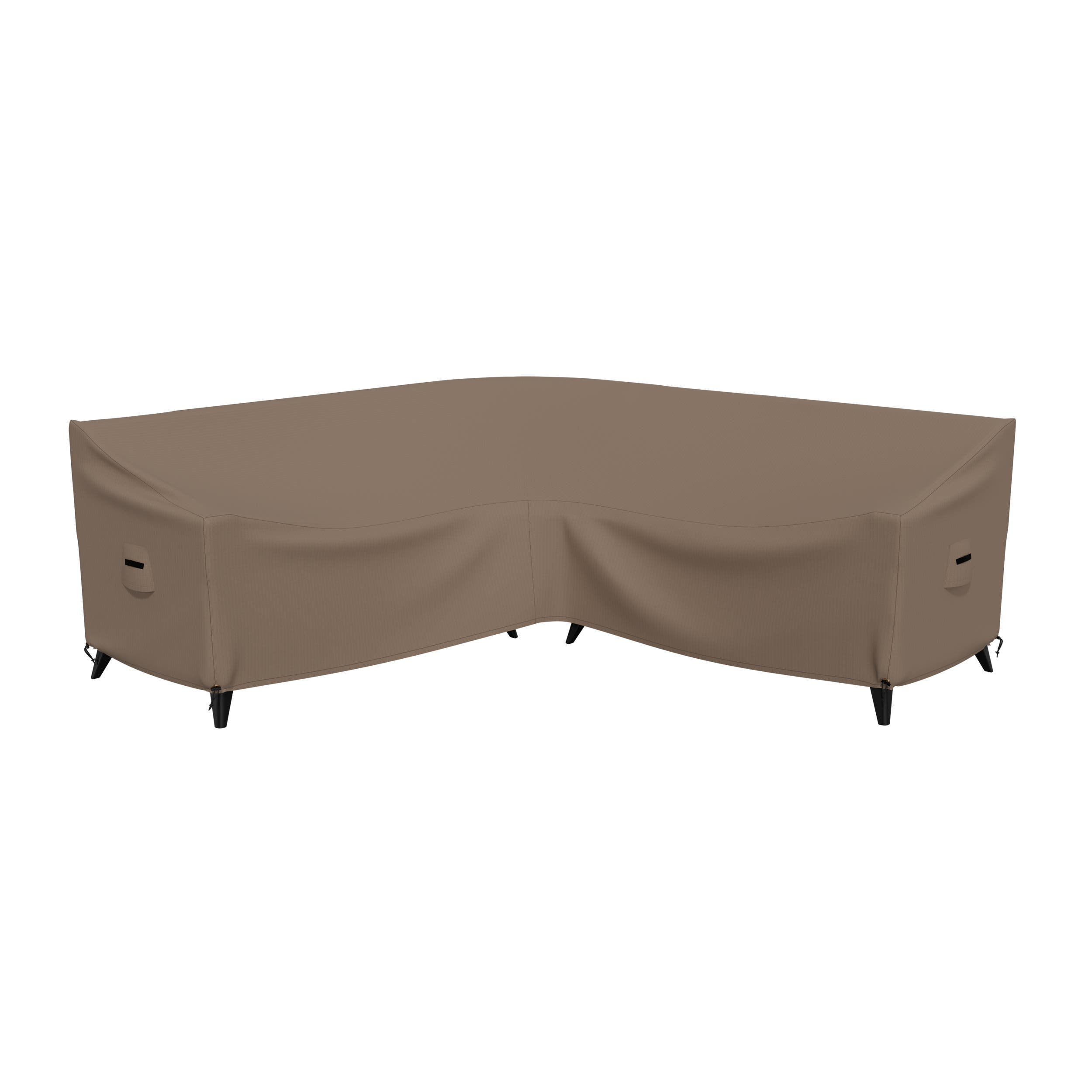 L Shape Curved Couch Custom Cover
