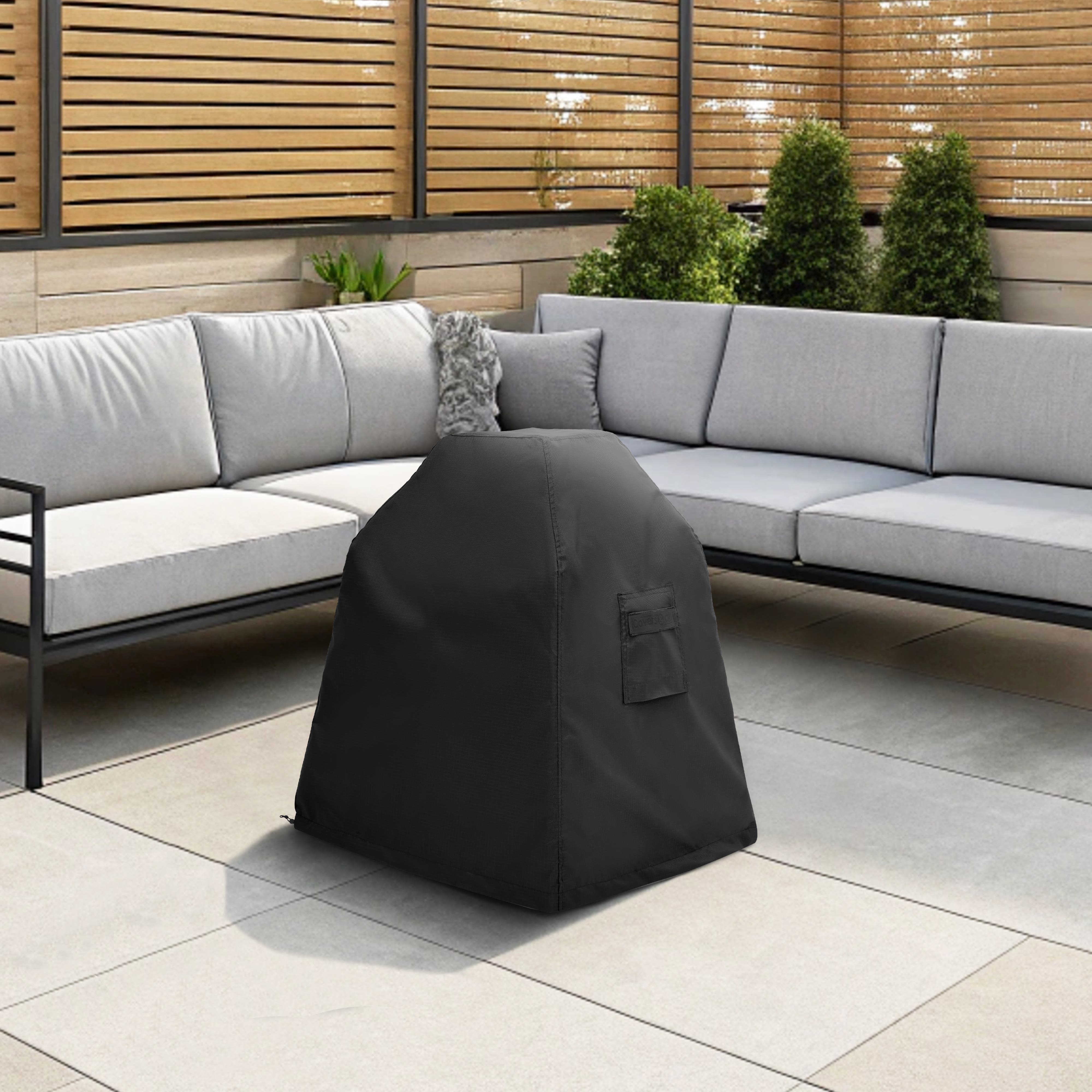 Outdoor Square Lantern Firepit Custom Covers - Thumbnail 5