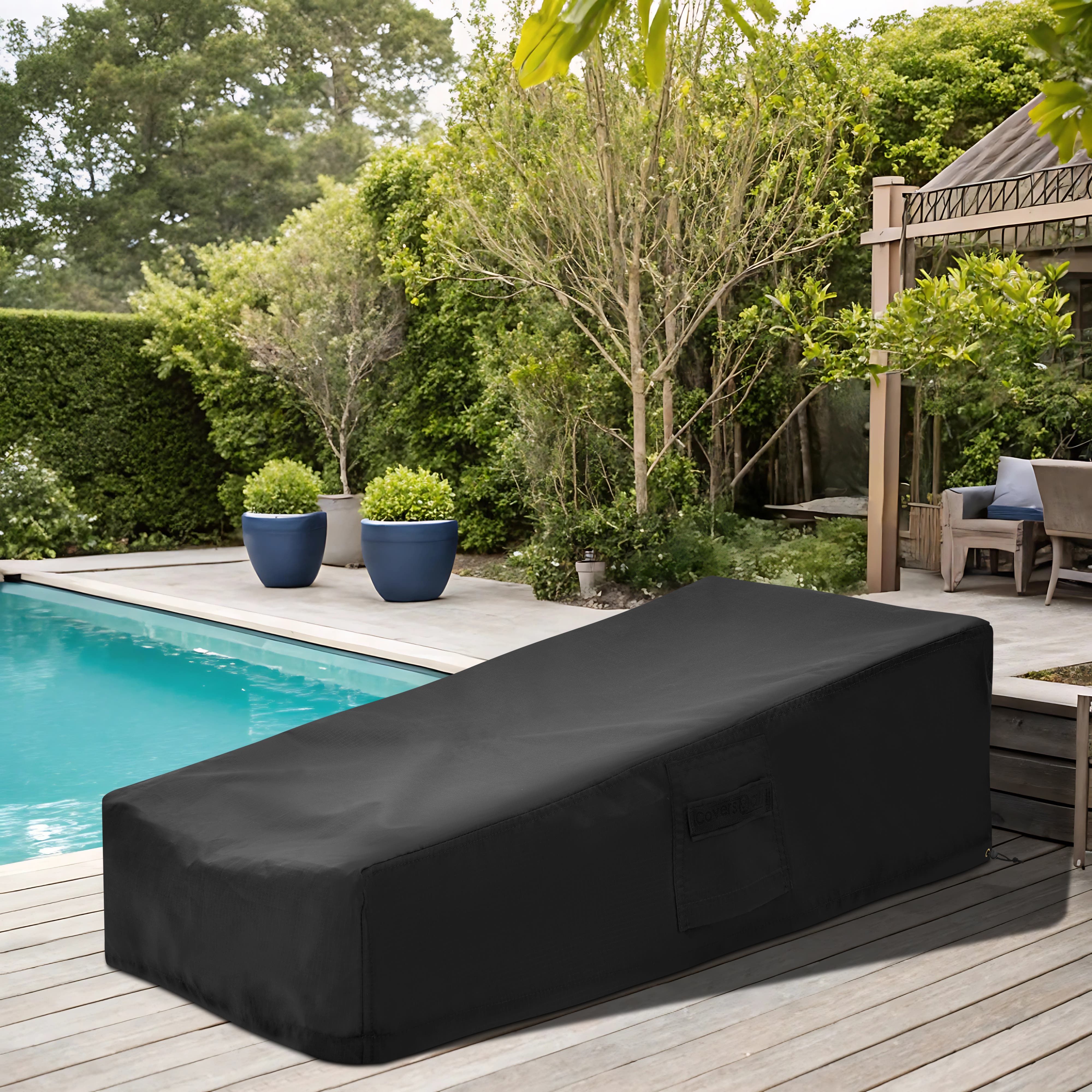 Rectangular Outdoor Lounger Daybed Custom Covers