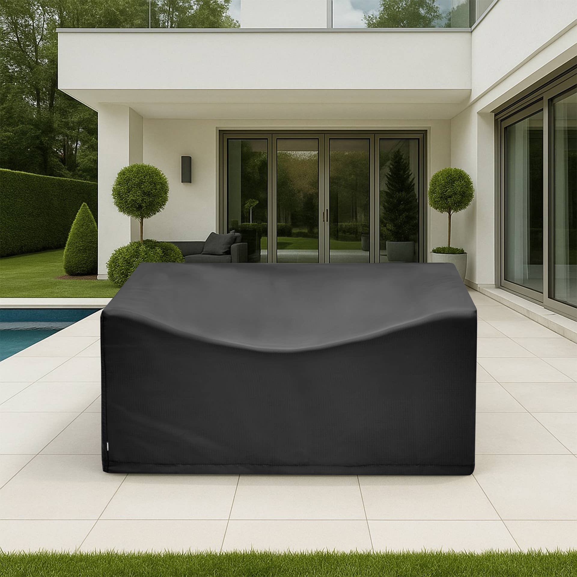 Two-Seater Outdoor Lounge Daybed Custom Covers