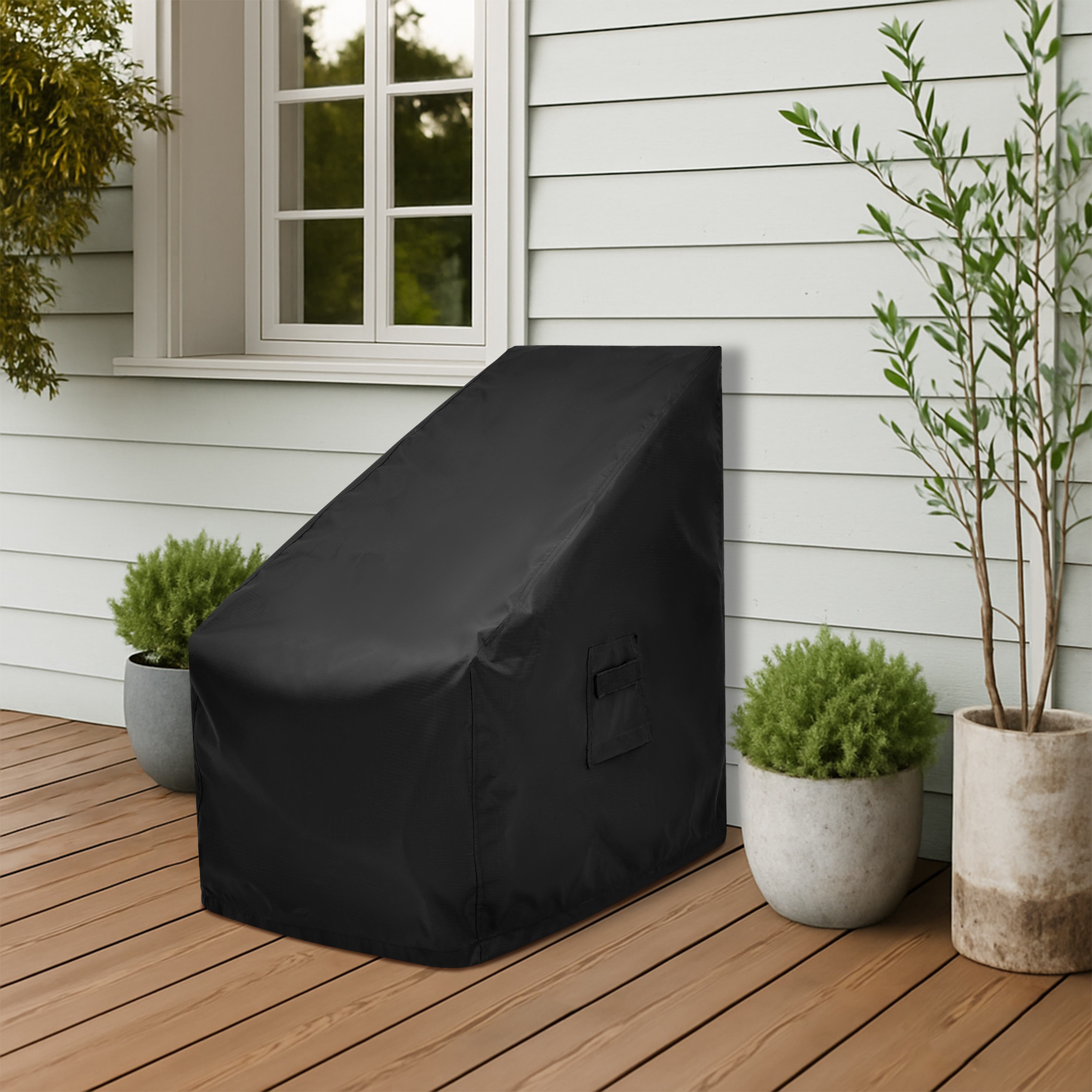 Upholstered High-Back Rocker Custom Covers - Thumbnail 3