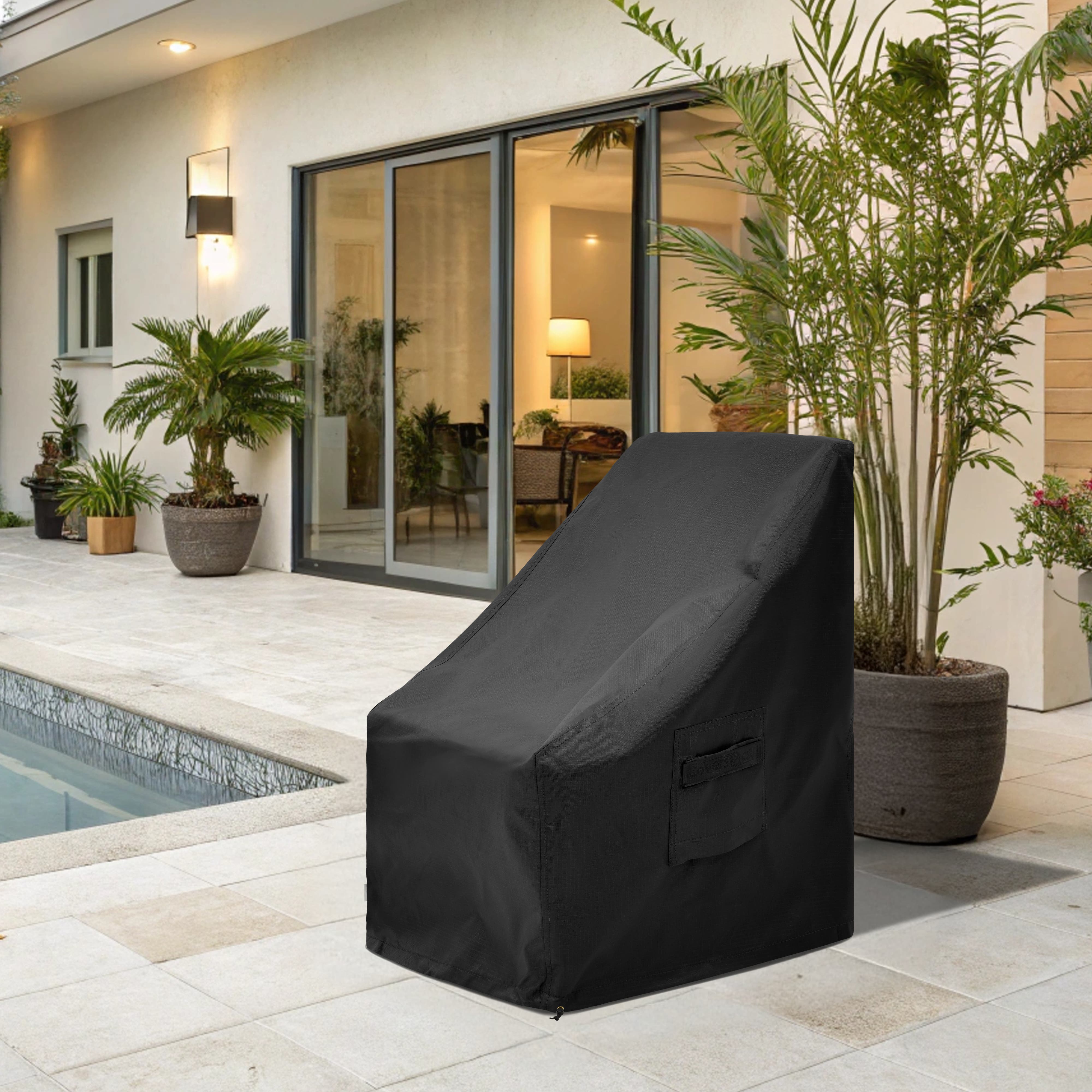 Modern Ergonomic Rocking Chair Custom Covers - Thumbnail 5