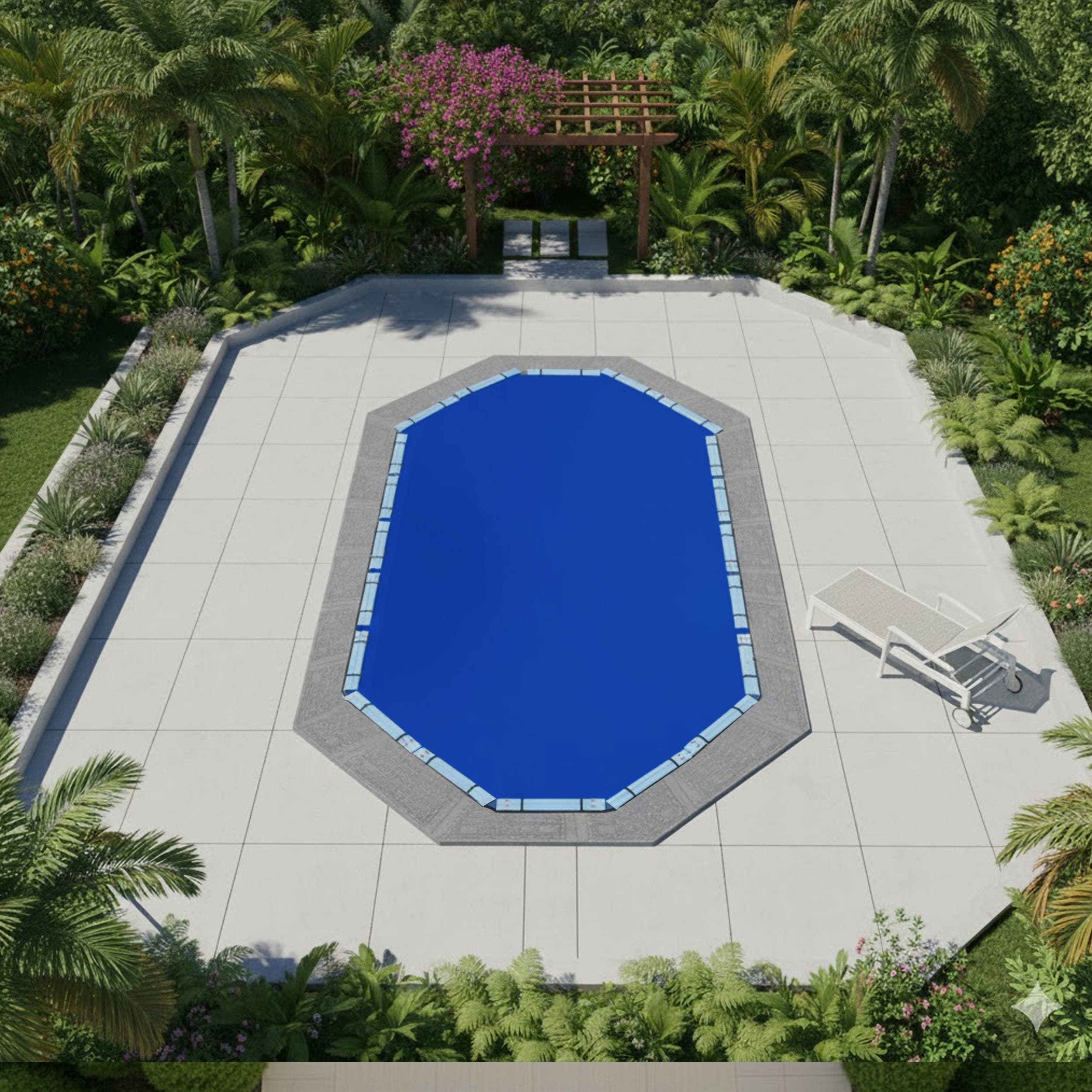CoversAndAll Grecian Winter Pool Cover