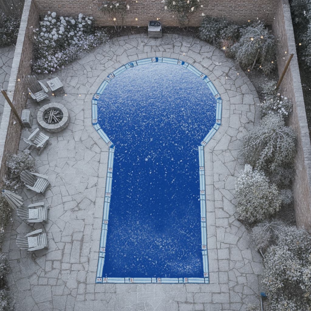 CoversAndAll Keyhole Winter Pool Cover