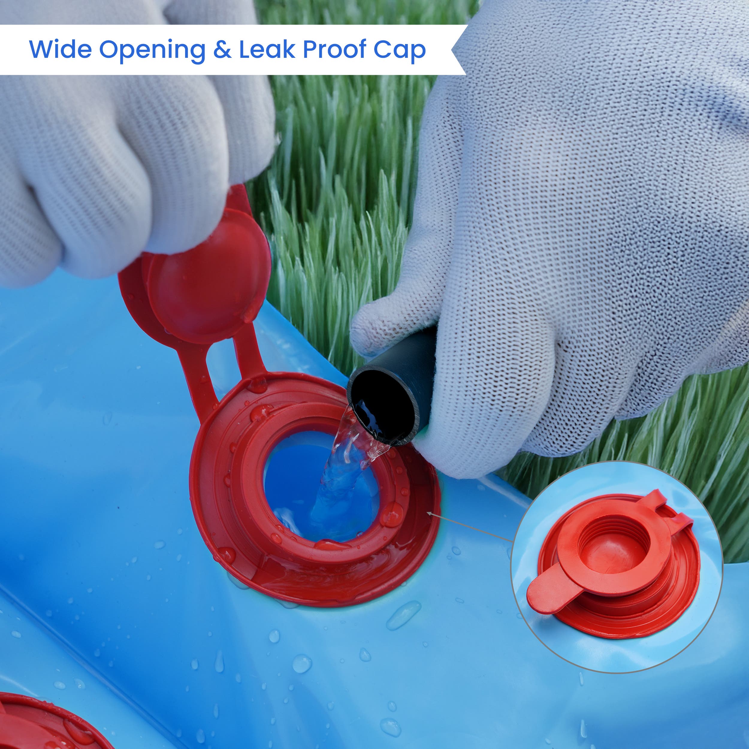 CoversAndAll Keyhole Winter Pool Cover - Thumbnail 2
