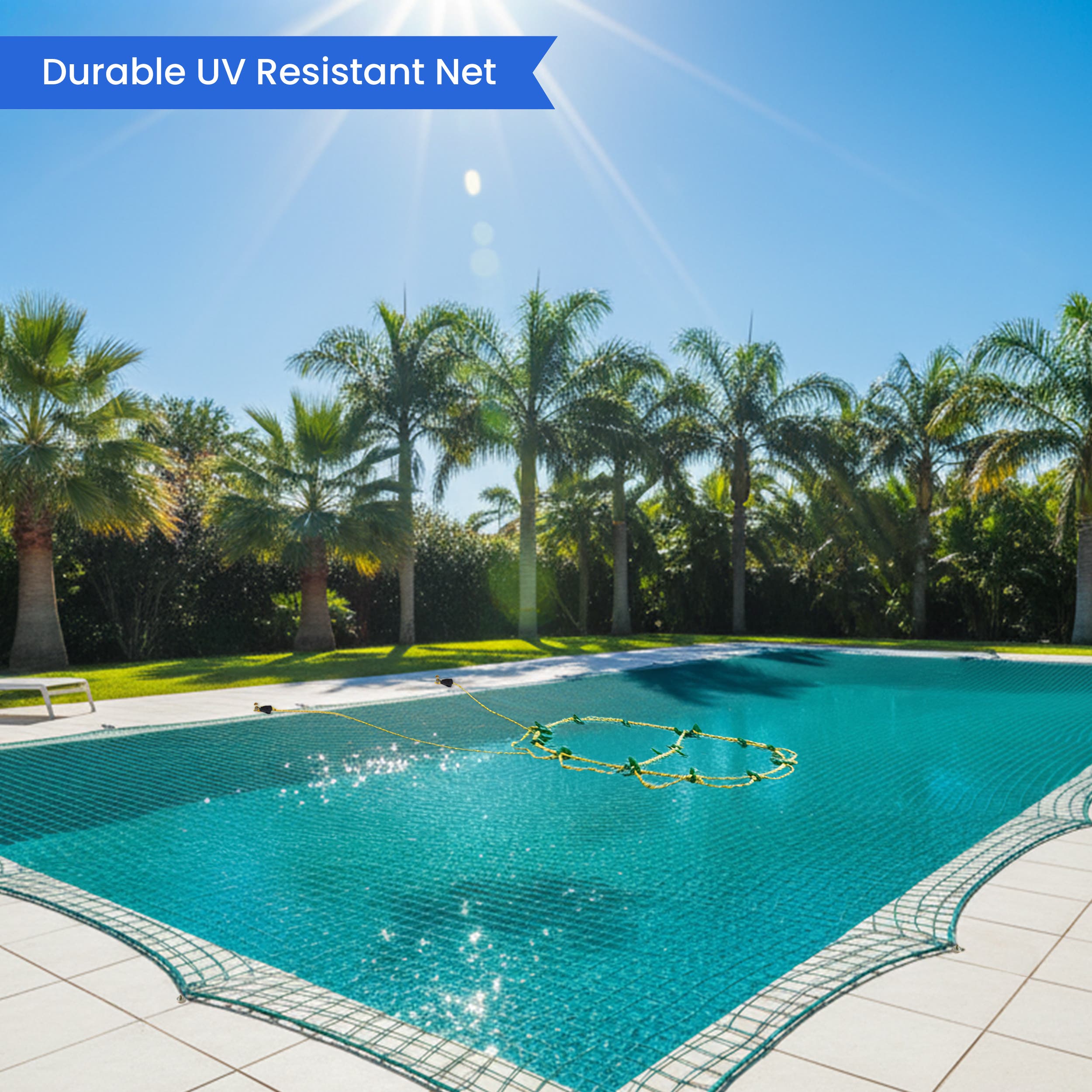 CoversAndAll Safety Net Pool Cover - Thumbnail 2