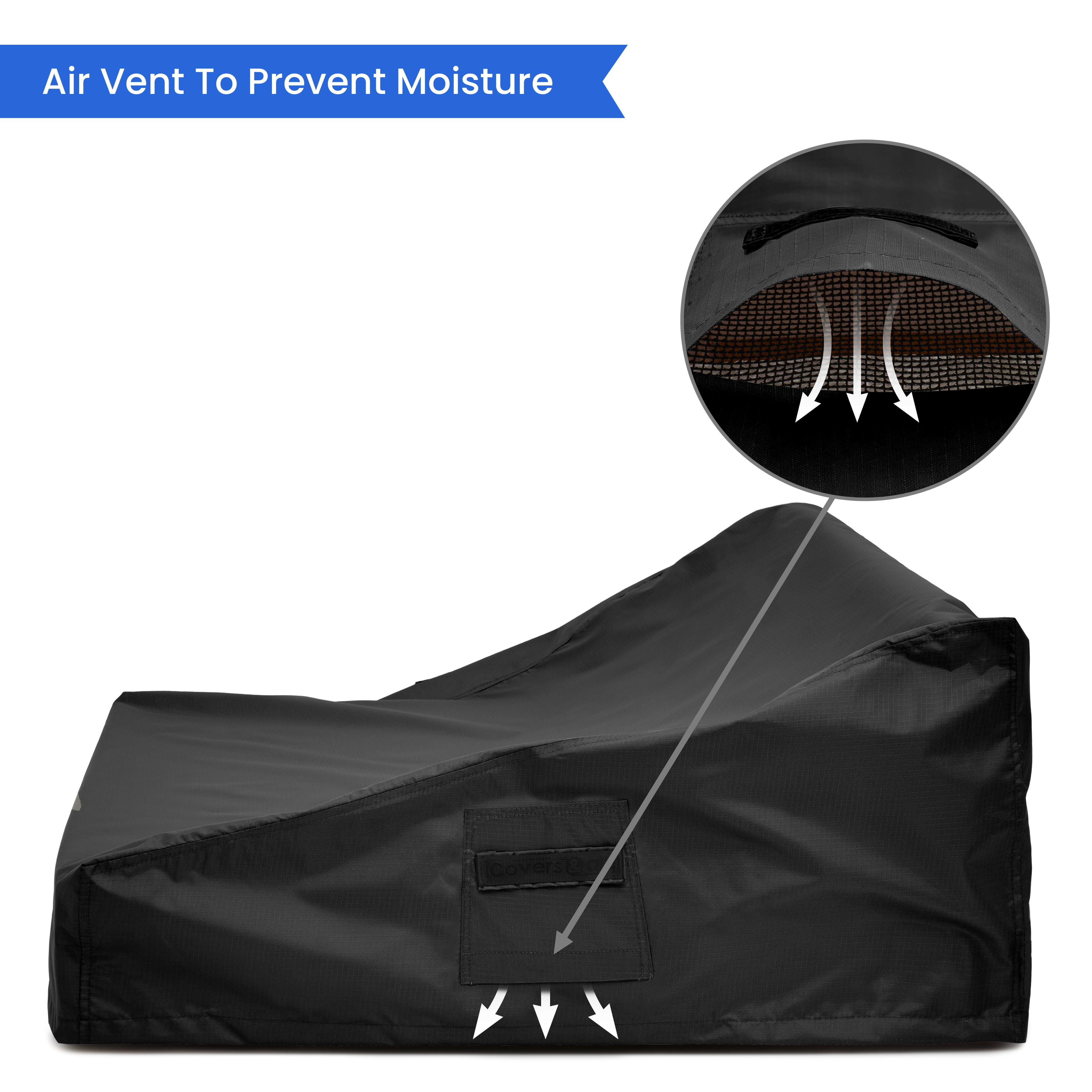 Dual Adjustable Chaise Lounge Custom Covers - Thumbnail 4