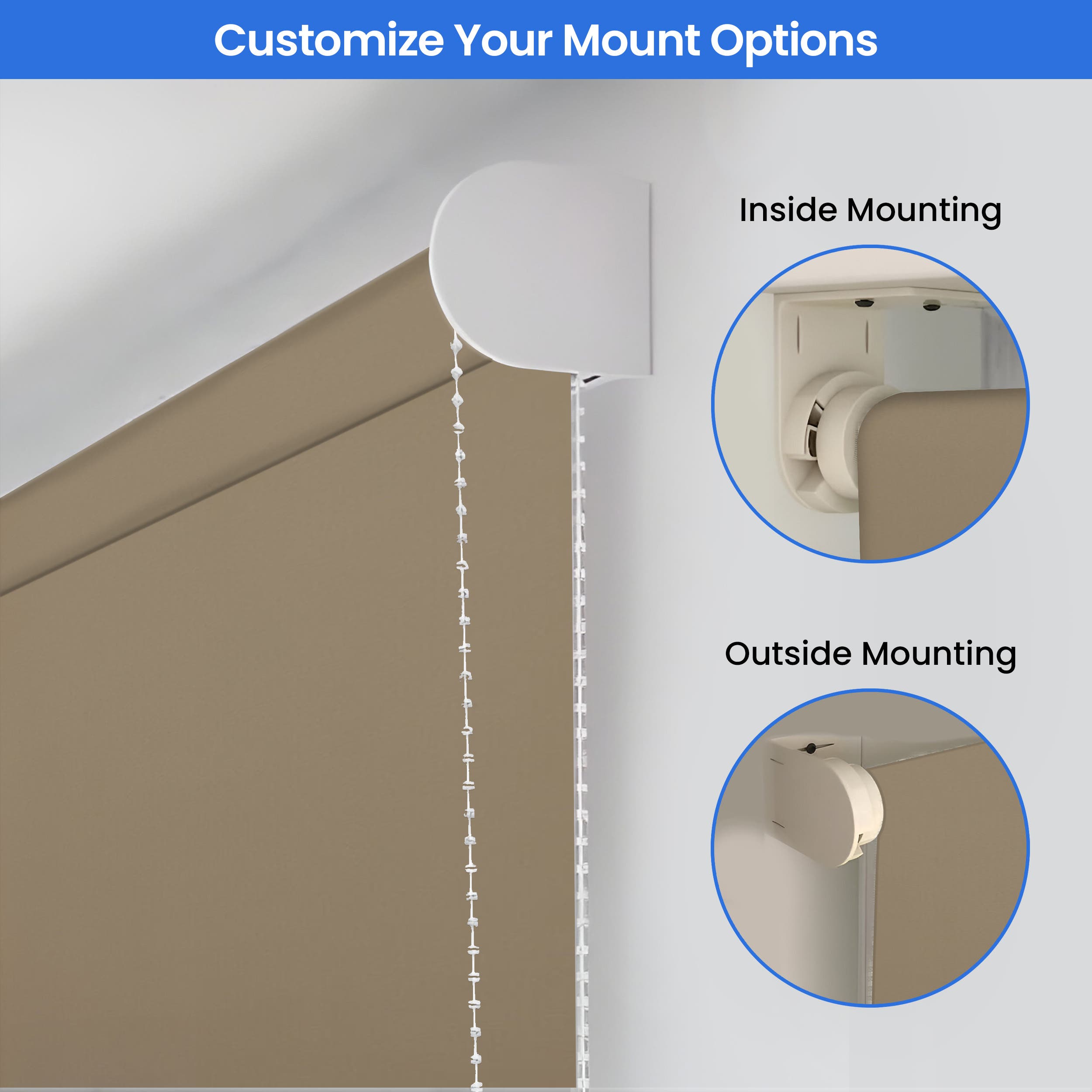 Tulum Blackout Roller Shade - Thumbnail 4