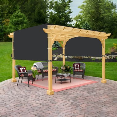 Waterproof Pergola Shade Cover Extended at {discount} Off Covers