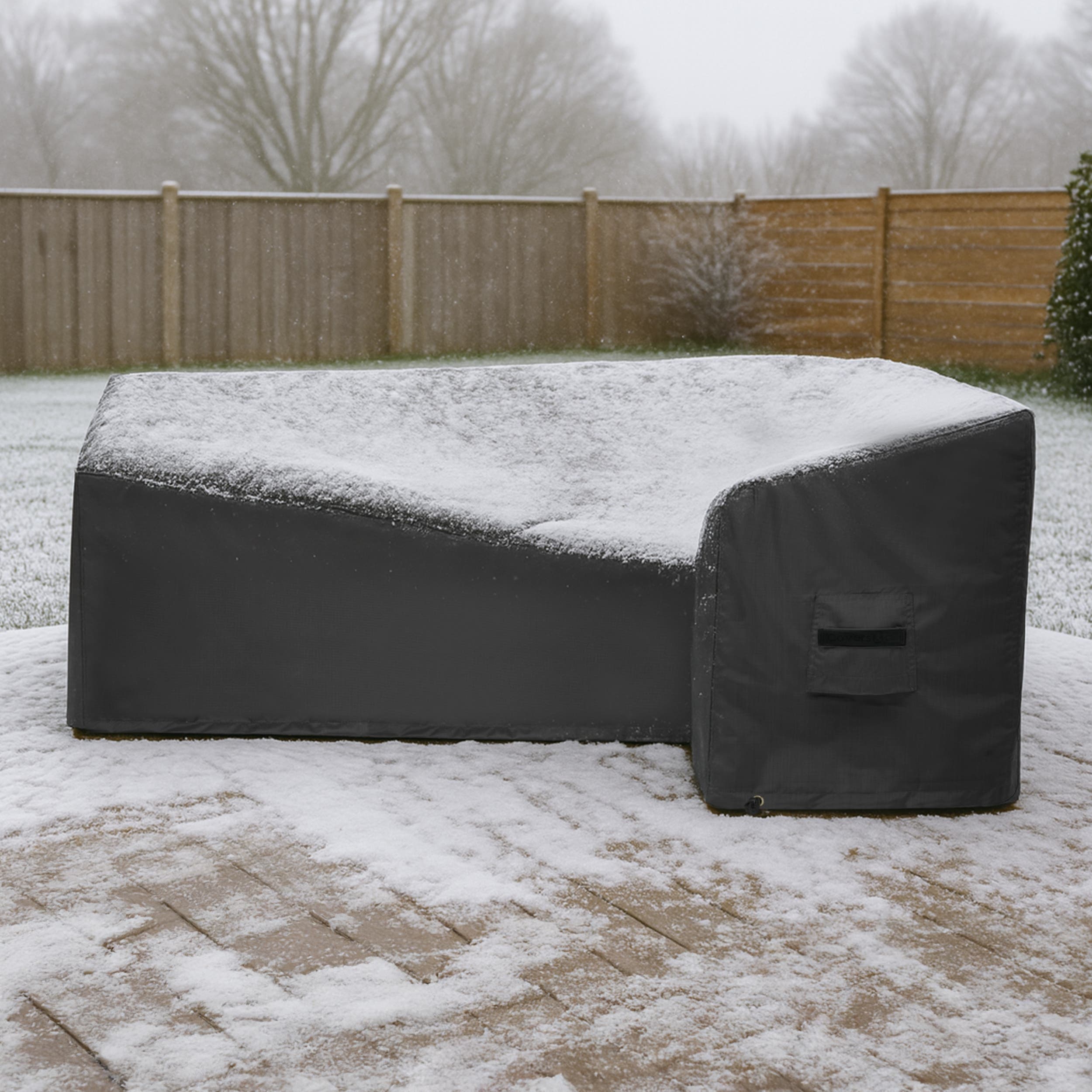 L Shape Couch Custom Covers - Design 2