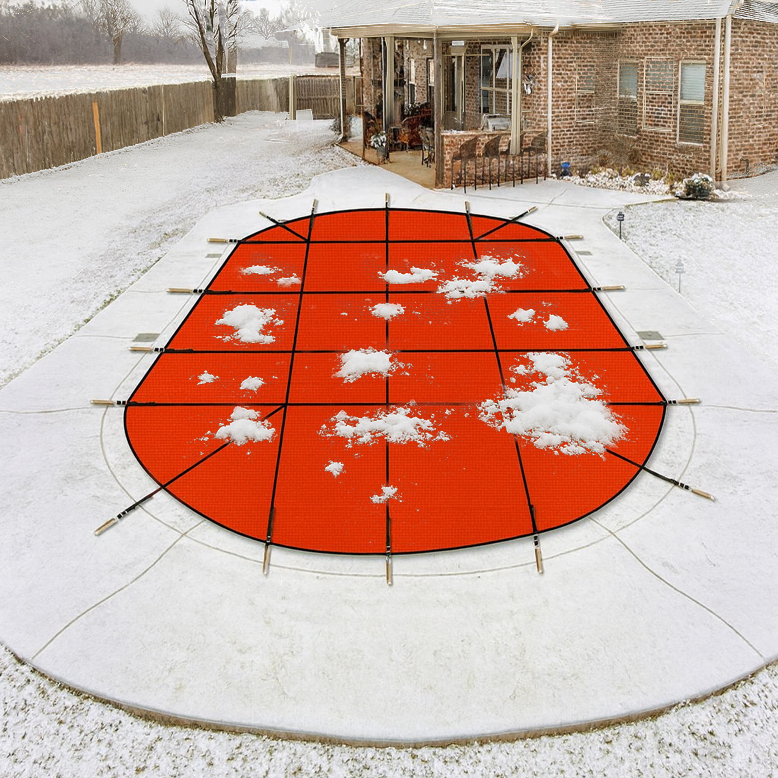 Oval Pool Cover - No Steps