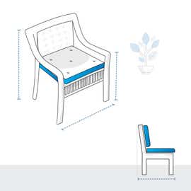 product photo of Modern Outdoor Chair Custom Covers