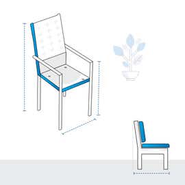 product photo of High Back Patio Dining Chair Custom Covers