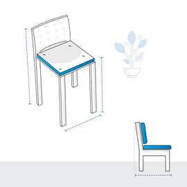 product photo of Armless Outdoor Dining Chair Custom Covers