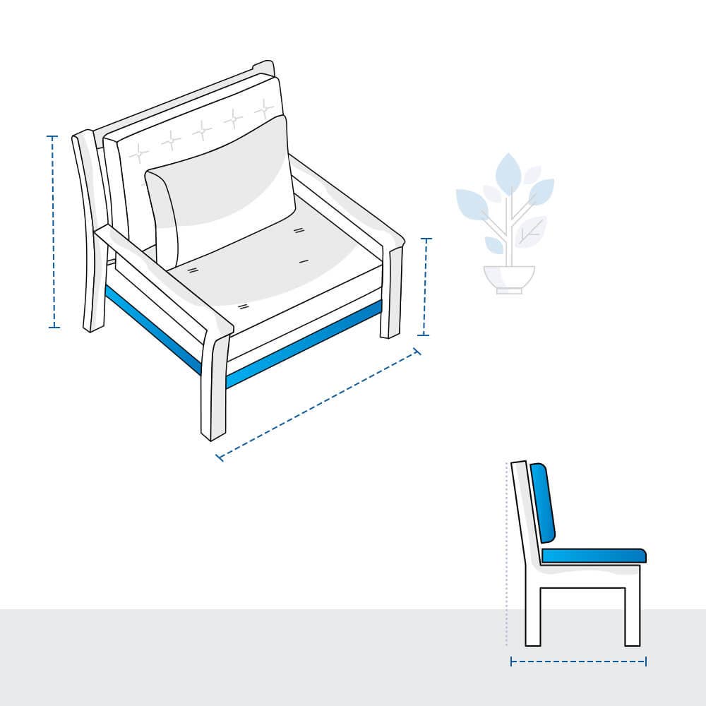 Deep Seating Chair Custom Covers