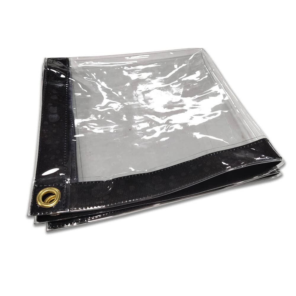 Clear Vinyl Tarp, 20mil, Size: 4' x 6'
