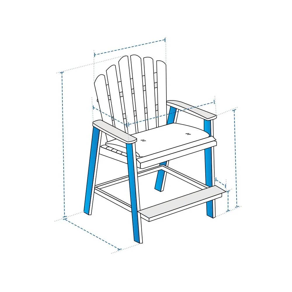 Adirondack High Chair Custom Covers