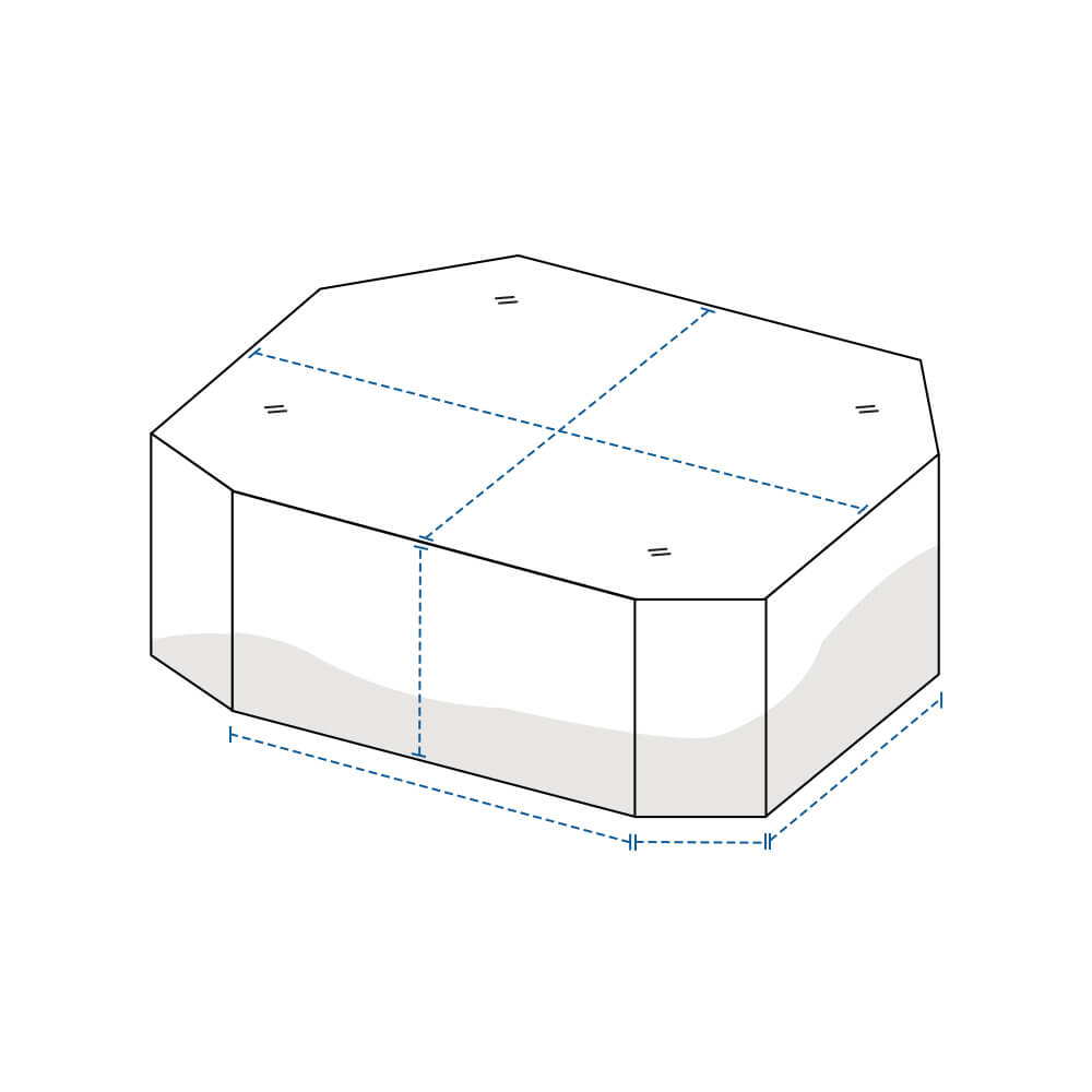 Octagonal Prism Outdoor Custom Covers