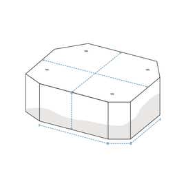 product photo of Octagonal Prism Outdoor Custom Covers