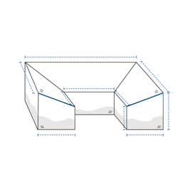 product photo of U Shape Slanted Outdoor Custom Covers