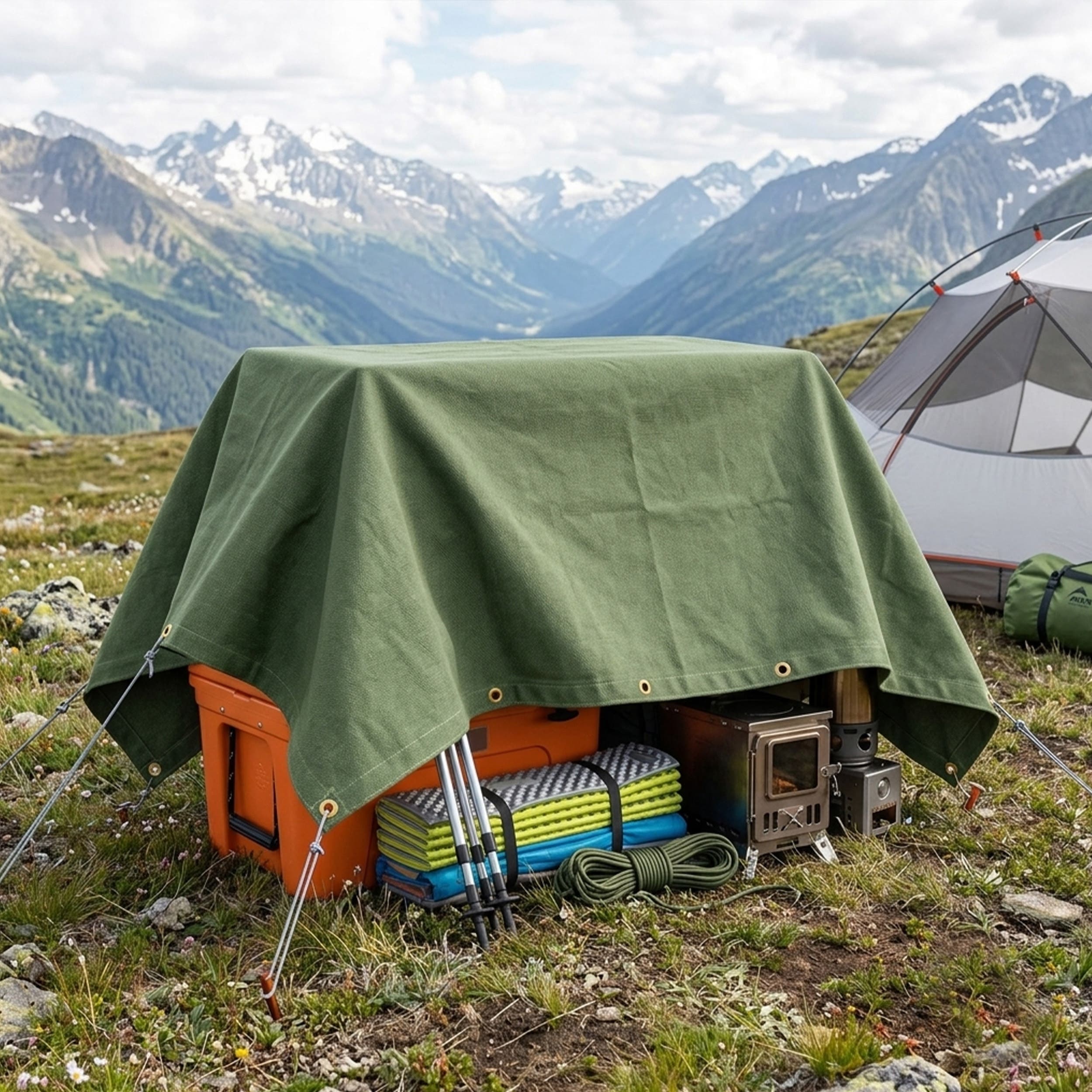 Rectangle/Square Canvas Tarps for Sale | Covers & All