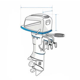 product photo of Custom Outdoor Boat Motor Covers