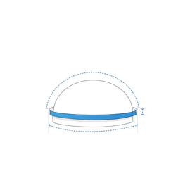 product photo of Custom Skylight Covers - Round Dome